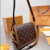LVBAGS-6-8-66a53a10c65c.webp Louis Vuitton Mini Dauphine Lock Xl Brown 20Cm M46537, Designer Handbags, Womens Purse, luxury bags