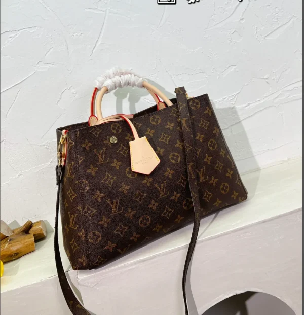 Louis Vuitton Montaigne MM Brown 35Cm M41056, Designer Handbags, Womens Purse, luxury bags