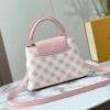 LVBAGS-7-195-164f2b9f14f2.webp Louis Vuitton Capucines Bb Pink 27Cm M20717, Designer Handbags, Womens Purse, luxury bags
