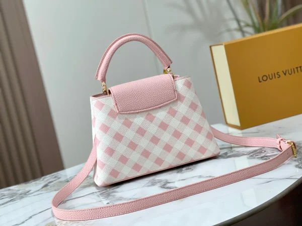 LVBAGS-7-195-164f2b9f14f2.webp Louis Vuitton Capucines Bb Pink 27Cm M20717, Designer Handbags, Womens Purse, luxury bags