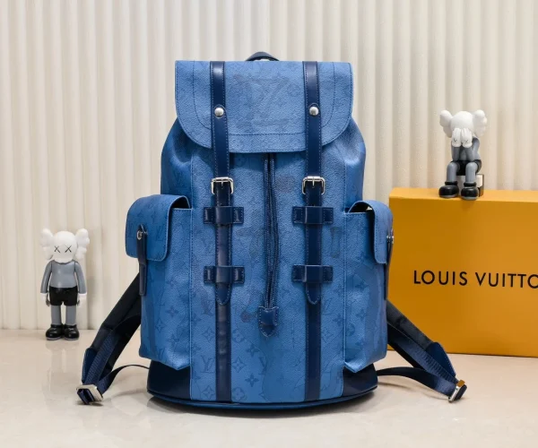 LVBB01-2-15a9b4950ab8.webp Louis Vuitton Christopher Mm Blue 44Cm M22636, Designer Handbags, Womens Purse, luxury bags