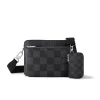 LVBB02-3-6ff774b9d2c7.webp Louis Vuitton Trio Messenger Bag Damier Canvas Black 25Cm N50017, Designer Handbags, Womens Purse, luxury bags