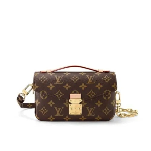 Louis Vuitton Pochette M Tis East West Bag Monogram 22Cm M46279, Designer Handbags, Womens Purse, luxury bags