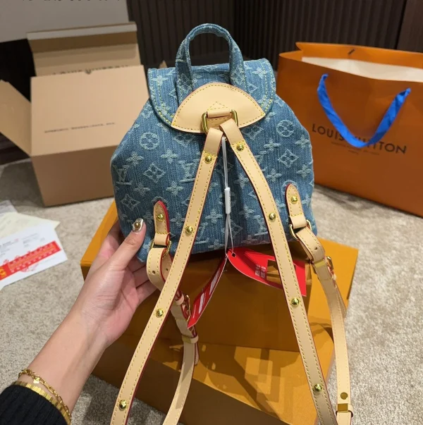 LVBB3-8-1-de87be2a03bc.webp Louis Vuitton Backpack Venice Denim Blue 20Cm M46836, Designer Handbags, Womens Purse, luxury bags