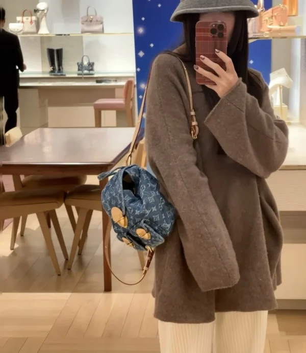 LVBB8-7-1-046105870ee8.webp Louis Vuitton Backpack Venice Denim Blue 20Cm M46836, Designer Handbags, Womens Purse, luxury bags