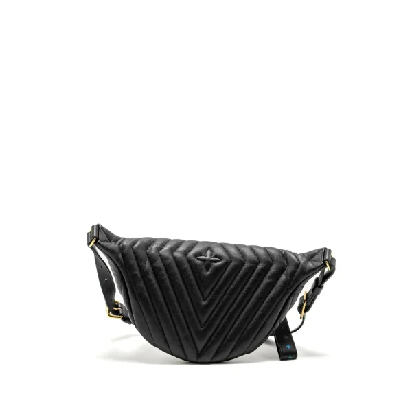 LVBU2-56801b296cca.webp Louis Vuitton New Wave Bumbag Black 32Cm, Designer Handbags, Womens Purse, luxury bags