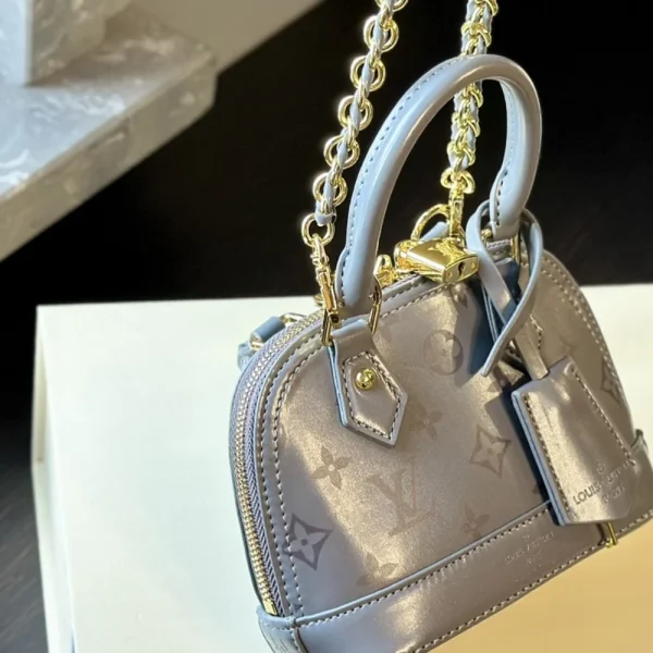 LVGR-2-98fa68031a7e.webp Louis Vuitton Alma Bb Gris Trianon 18Cm M12561, Designer Handbags, Womens Purse, luxury bags