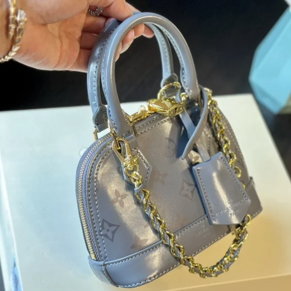 LVGR1-1-0d912c141292.webp Louis Vuitton Alma Bb Gris Trianon 18Cm M12561, Designer Handbags, Womens Purse, luxury bags