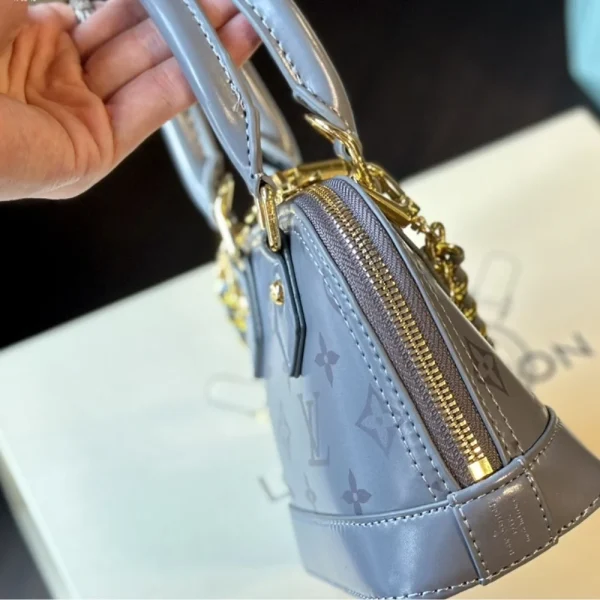 LVGR3-1-c50f1785d65a.webp Louis Vuitton Alma Bb Gris Trianon 18Cm M12561, Designer Handbags, Womens Purse, luxury bags