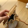 LVS4-9d7eedffe412.webp Louis Vuitton Nano No Damier Canvas Pistachio 16Cm N40640, Designer Handbags, Womens Purse, luxury bags