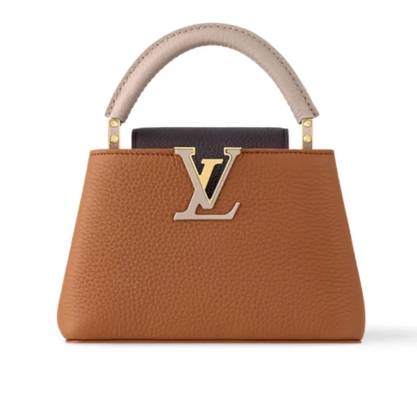 Lv-2-1-f5408eeb1d37.webp Louis Vuitton Capucines MM M14176 Brown 31.5cm/ 12.2in, Designer Handbags, Womens Purse, luxury bags