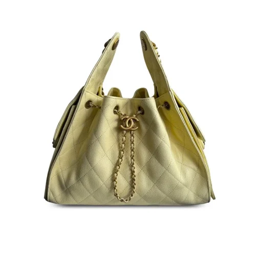 Lv-41-1-93f41a5cec25.webp Chanel Spring-Summer 2025 Handbag Grained Calfskin & Gold-Tone Metal Yellow 30Cm/ 11.8In, Designer Handbags, Women’s Purse, luxury bags, Chanel bags