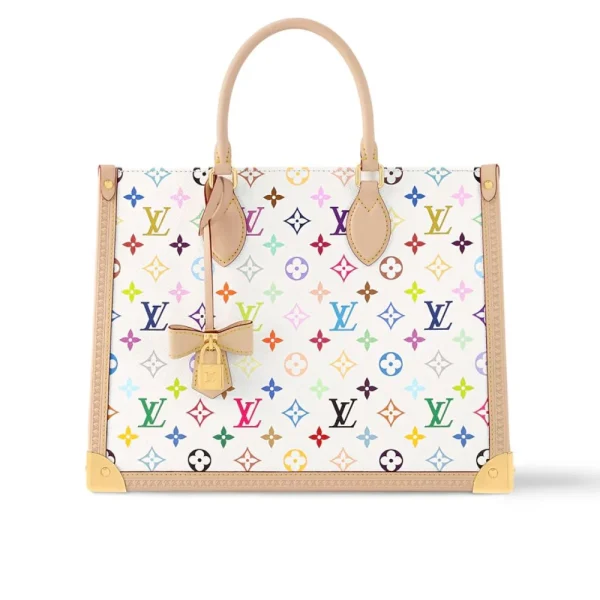 Lv-6-ae0512958fc6.webp Louis Vuitton x Takashi Murakami LV x TM OnTheGo MM Multicolored Bag M13079 35cm/ 13.8in, Designer Handbags, Womens Purse, luxury bags