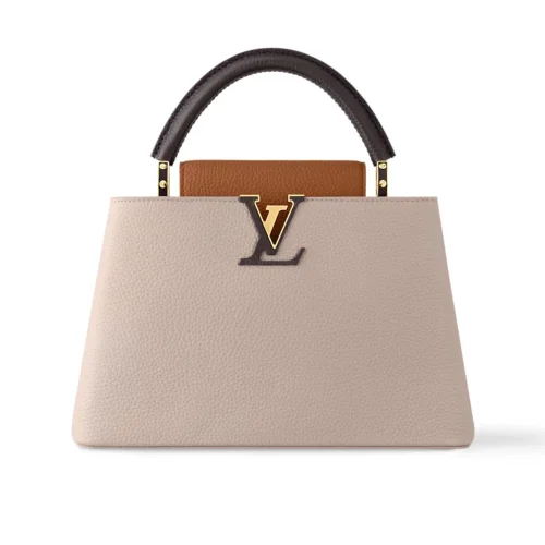 Lv-7-1-cf55ae15ba57.webp Louis Vuitton Capucines MM M12956 Gray 31.5cm/ 12.2in, Designer Handbags, Womens Purse, luxury bags