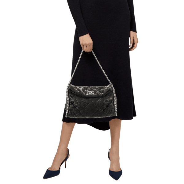 Lv-9-918a7ef5e4b5.webp Chanel Black Quilted Washed Lambskin Chain Around Hobo 31cm, Designer Handbags, Women’s Purse, luxury bags, Chanel bags