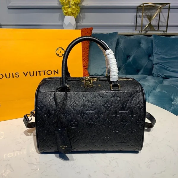 Lv123-076d1b1a1c09.webp Louis Vuitton Speedy Bandouliere 25 Monogram Empreinte Black 25cm M42401, Designer Handbags, Womens Purse, luxury bags