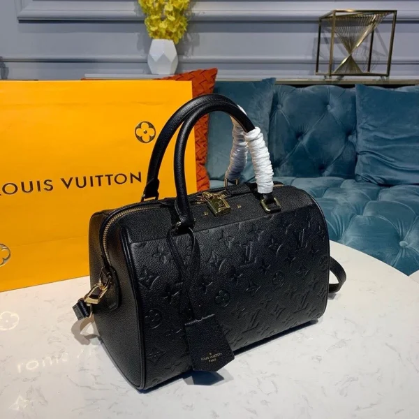 Lv1235-afe53dffaf8a.webp Louis Vuitton Speedy Bandouliere 25 Monogram Empreinte Black 25cm M42401, Designer Handbags, Womens Purse, luxury bags