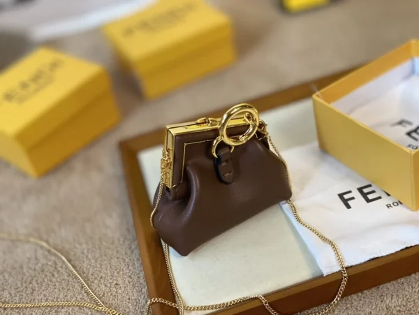 NNFFC04-caa89c3c1b0b.webp Fendi Nano Fendi First Charm Brown 9Cm 7As051Abvef12G2