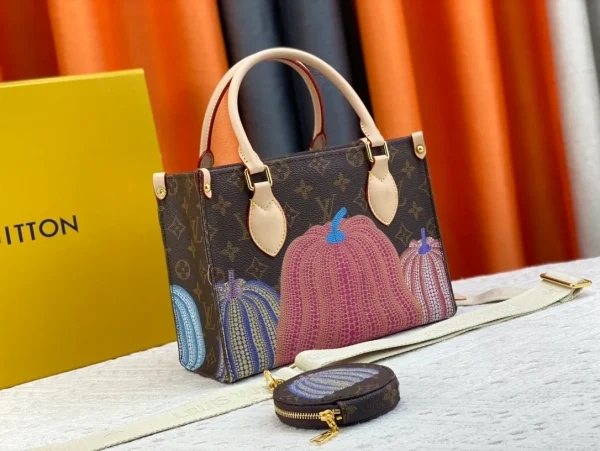 SIgUdIE-e07bcd5e9b3a.webp Louis Vuitton X Yayoi Kusam Onthego 25Cm M46466, Designer Handbags, Womens Purse, luxury bags