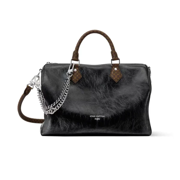 SUPERCLONE-2026-07-01T141334.433.webp Louis Vuitton Speedy Soft 30 Bag Black LV Vibe M29419
