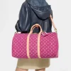 SUPERCLONE-2026-07-01T143104.221.webp Louis Vuitton Keepall 45 Bag Fuchsia Denim M27944