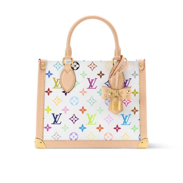 SUPERCLONE-2026-07-02T141340.274.webp Louis Vuitton OnTheGo PM LV x TM Bag White Multicolore 25cm M27580