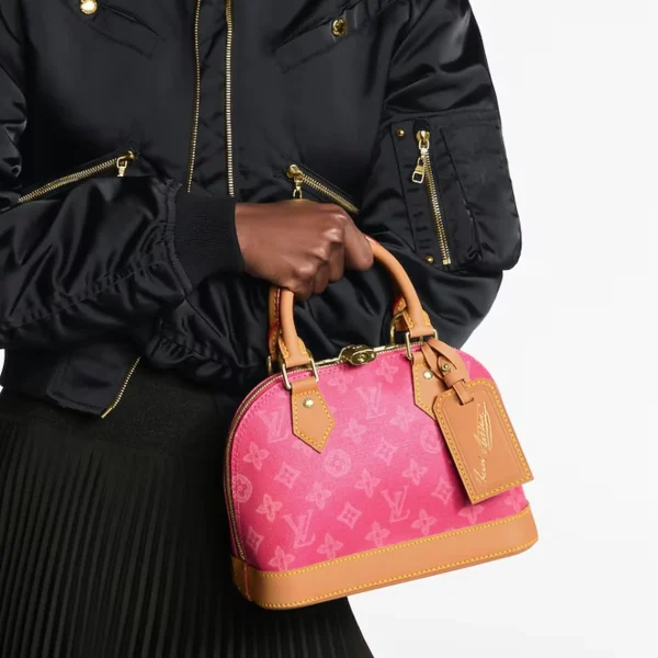 Louis Vuitton Alma BB Bag Monogram Origine Rose Ruban 23.5cm M28272