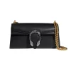Gucci Dionysus Medium Shoulder Bag 28cm/11in Black Leather 874735