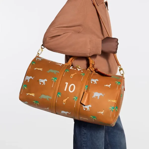 SUPERCLONE-2026-08-10T155138.956.webp Louis Vuitton Keepall Bag 50cm/19.7in Tan Brown M28167