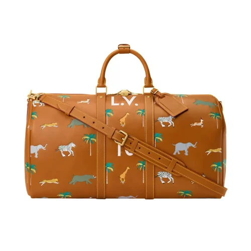 Louis Vuitton Keepall Bag 50cm/19.7in Tan Brown M28167