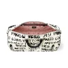 Louis Vuitton Keepall Bandoulière Bag 50cm/19.7in Black/White Cowhide N40804
