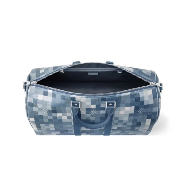 Louis Vuitton Keepall Bandoulière Bag 45cm/17.7in Denim Blue M29601
