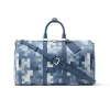 Louis Vuitton Keepall Bandoulière Bag 45cm/17.7in Denim Blue M29601