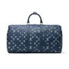 SUPERCLONE-2026-08-11T150537.609.webp Louis Vuitton Keepall Bandoulière Bag 50cm/19.7in Navy Blue Calfskin M28836