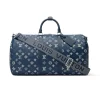 SUPERCLONE-2026-08-11T150551.093.webp Louis Vuitton Keepall Bandoulière Bag 50cm/19.7in Navy Blue Calfskin M28836