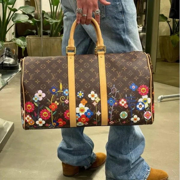 SUPERCLONE-2026-08-11T152022.205.webp Louis Vuitton Keepall Bandoulière Bag LV x TM 45cm/17.7in Monogram Canvas M14182