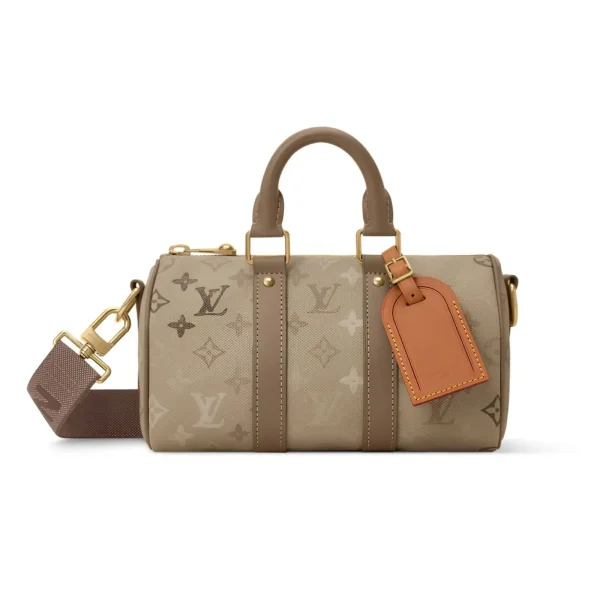 SUPERCLONE-2026-08-11T155006.085.webp Louis Vuitton Keepall Bandoulière Bag 25cm/9.8in Sand Beige Monogram M29272