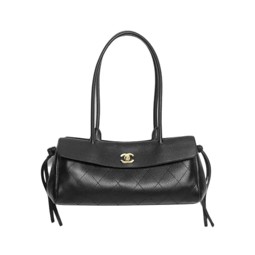 SUPERCLONE-2026-08-14T135903.735-7295e9143eba.webp Chanel Small Shopping Bag Calfskin With Grain Effect & Gold Metallic Black 32cm/12.6in AS6288