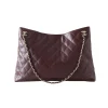 Chanel Tote Spring Summer 2026 Lambskin Burgundy 40cm/15.7in AS6241