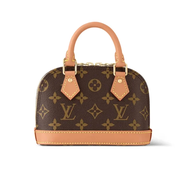 TBNB-1-3-2-cada3f8f2a9a.webp Louis Vuitton Alma Nano Bag Monogram Brown 18Cm M82717, Designer Handbags, Womens Purse, luxury bags