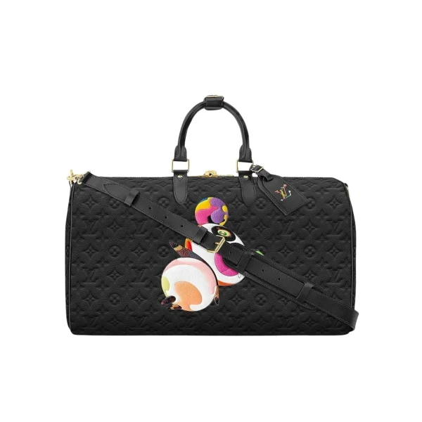 TBNB-1-34-1-1-5867b511635a.webp Louis Vuitton X Takashi Murakami Keepall Black 45Cm, Designer Handbags, Womens Purse, luxury bags