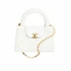 Chanel Mini Shopping Bag Shiny Crumpled Calfskin White 20Cm/7.9in As4416 B15566 10601, Designer Handbags, Women’s Purse, luxury bags, Chanel bags