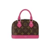TBNB-3-2-3-1-8a3e59c29014.webp Louis Vuitton Mini Alma Monogram Canvas Mix With Pink 18Cm M83206, Designer Handbags, Womens Purse, luxury bags
