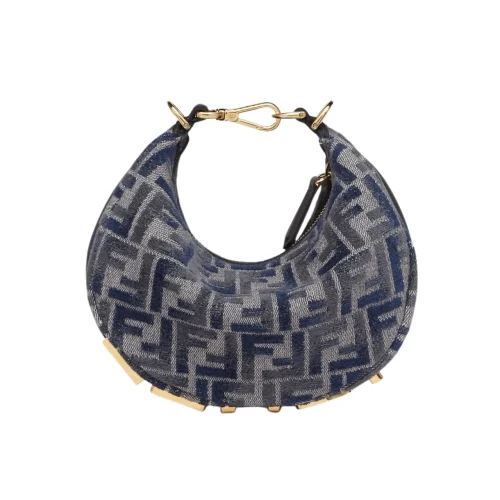 TBNB-3-22-1-afe621523a10.webp Fendi Fendigraphy Mini Blue Chenille Mini Bag 18Cm