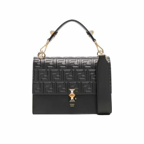 TBNB-31-b26b1c7c8708.webp Fendi Logo Embossed Kan I Black 24Cm