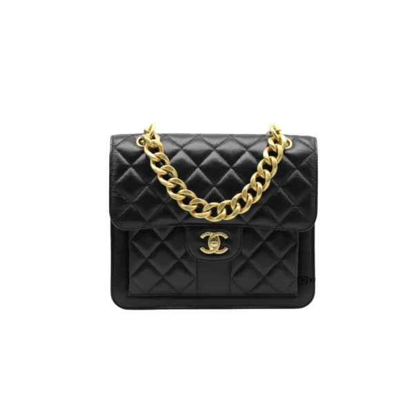 TBNB-62-7ba01bcd9615.webp Chanel 23S Retro Backpack With Gold Hardware Black 22Cm/8.7in, Designer Handbags, Women’s Purse, luxury bags, Chanel bags