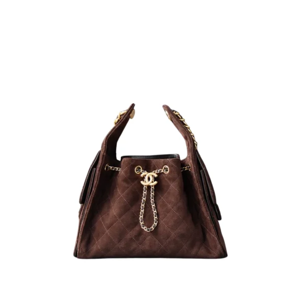 Thap-cam-9-f77ec797fef1.webp Chanel Dark Brown Suede 22cm/8.7in