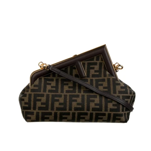 Thumbnail-2-c9045e787b4e.webp Fendi First Small Ff Brown Bag 26Cm