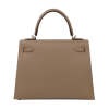 Hermes Kelly 28 Bag In Beige de Weimar Leather For Women 28cm/11in