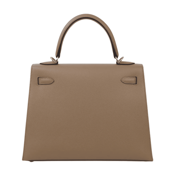 Hermes Kelly 28 Bag In Beige de Weimar Leather For Women 28cm/11in
